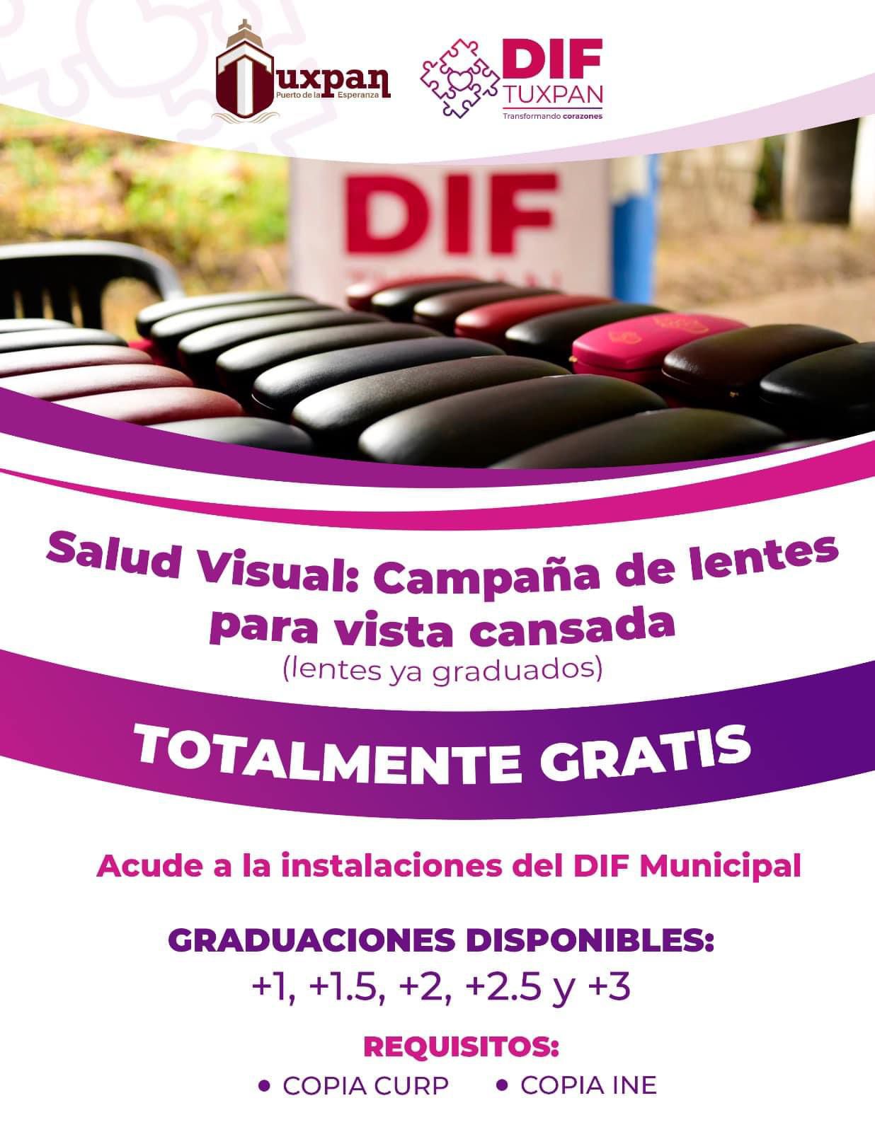 CAMPAÑA DE LENTES TOTALMENTE GRATIS