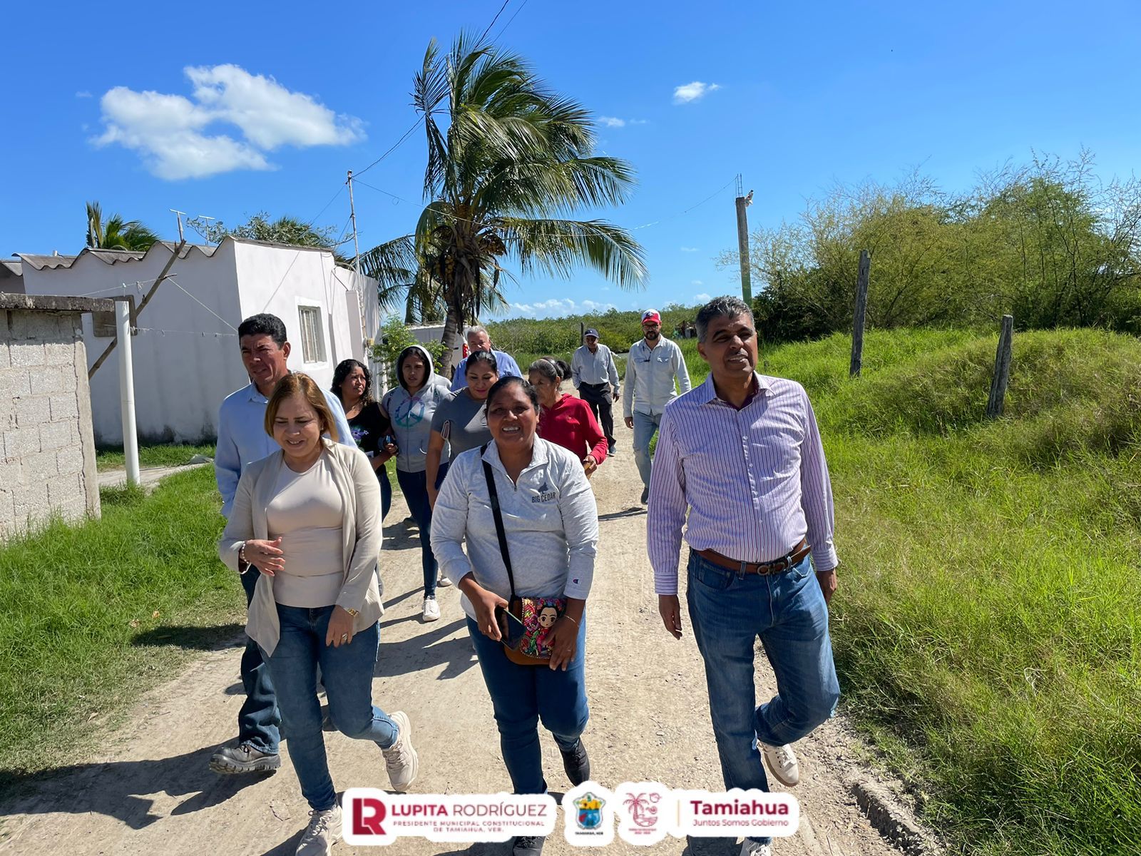 Lupita Rodríguez recorre Tamiahua