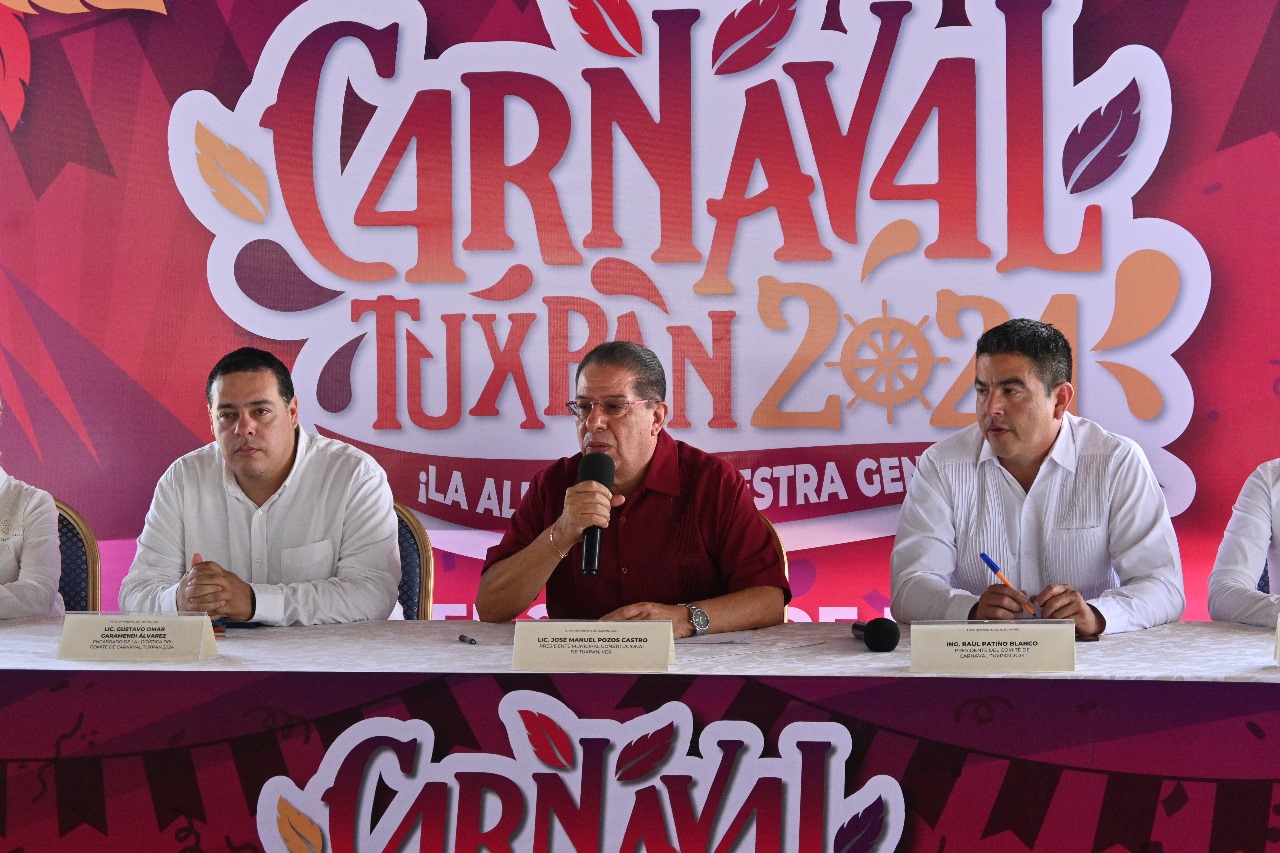 ¡Elenco de talla internacional en el Carnaval Tuxpan 2024! Se presentan Moenia, Alberto Barros, Intocable, Piso 21 y Yuri