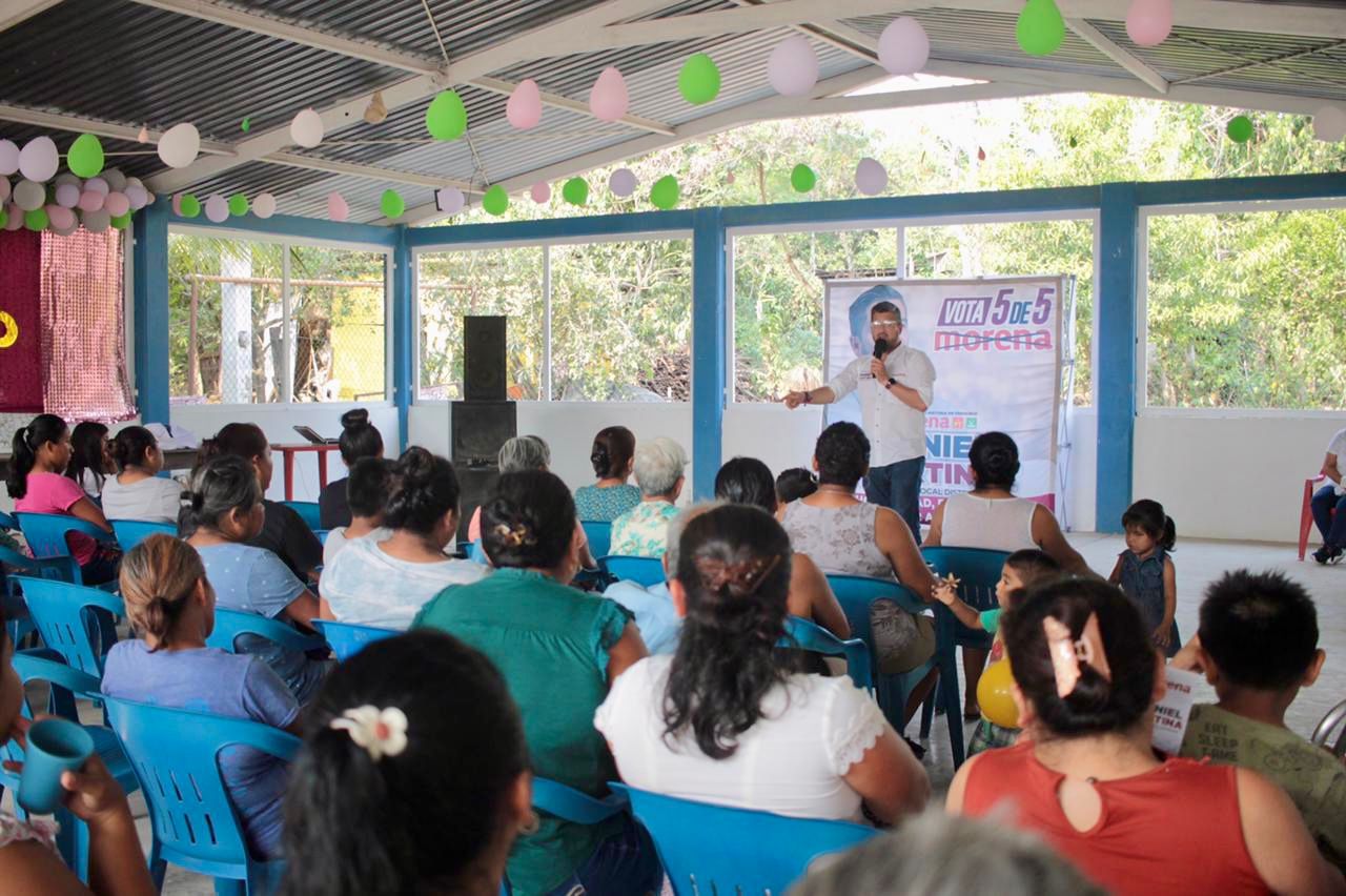 Comunidades de Tuxpan respaldan las propuestas legislativas de Daniel Cortina