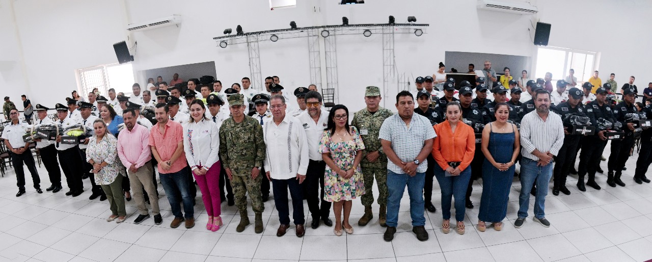 Alcalde José Manuel Pozos Castro agradece a las Fuerzas Estatales y Federales por el gran trabajo coordinado, que ha permitido dar los mejores resultados a la ciudadanía tuxpeña